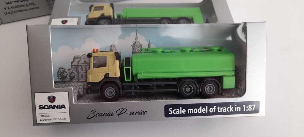 Scania Camion à citerne verte cabine kaki  Olm Design OLM-124-