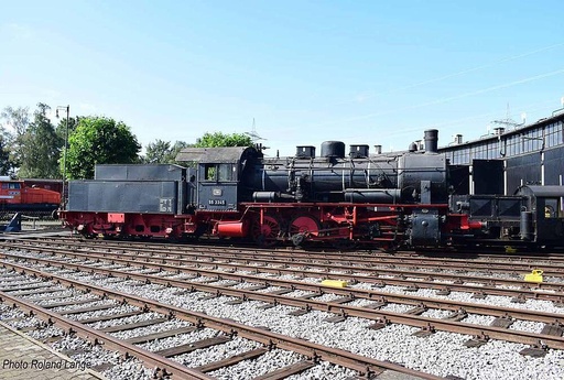 [RIVAROSSI HR2809  ] RIVAROSSI HR2809  1/87   DB, locomotive à vapeur BR 55.25 (ex pr. G 8.1), noir/rouge 
