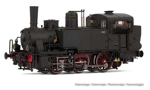 [RIVAROSSI HR2787S  ] RIVAROSSI HR2787S  1/87   FS, locomotive à vapeur Gr. 835, lampes à huile, boîte à eau avec rivets 