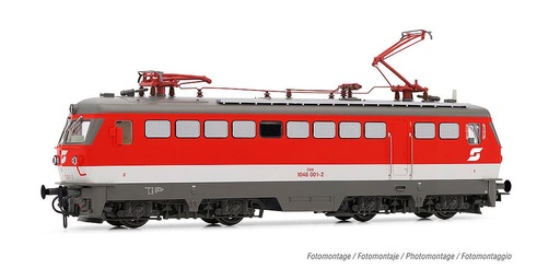 [RIVAROSSI HR2856  ] RIVAROSSI HR2856  1/87   ÖBB, locomotive électrique 1046 001-2, rouge/gris 