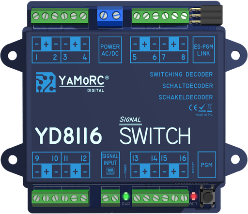 [YaMoRC YD8116] YaMoRC YD8116 Décodeur de signalisation  16 sorties