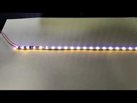 60501 Barre lumineuse numérique DCC + MM, température de couleur réglable 35-280mm DecoderWerk 60501 