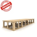 Module prêt à assembler Easy fit en  contreplaqué découpé laser  120x40x16 cm HCT9801B I-Track France 