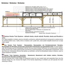 Module prêt à assembler Easy fit en  contreplaqué découpé laser  120x40x16 cm HCT9801B I-Track France 