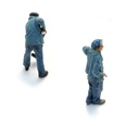 SNCF personnel chargeant des briquettes kit 1:87 ARTITEC 7875032