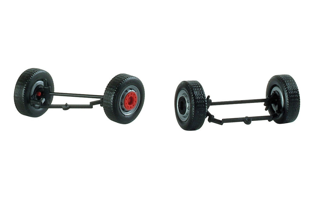 KIT HO Accessoires Pièces de direction pour tracteurs Medi (4 essieux) Herpa 053303