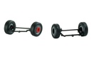 KIT HO Accessoires Pièces de direction pour tracteurs Medi (4 essieux) Herpa 053303