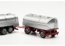 HO MAN F8 Camion avec remorque citerne de lait Herpa 317238