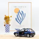 Peugeot 205 GTi 1.9 with windowroof 1992 Miami Blue 1:18 Norev 184844 