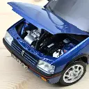 Peugeot 205 GTi 1.9 with windowroof 1992 Miami Blue 1:18 Norev 184844 