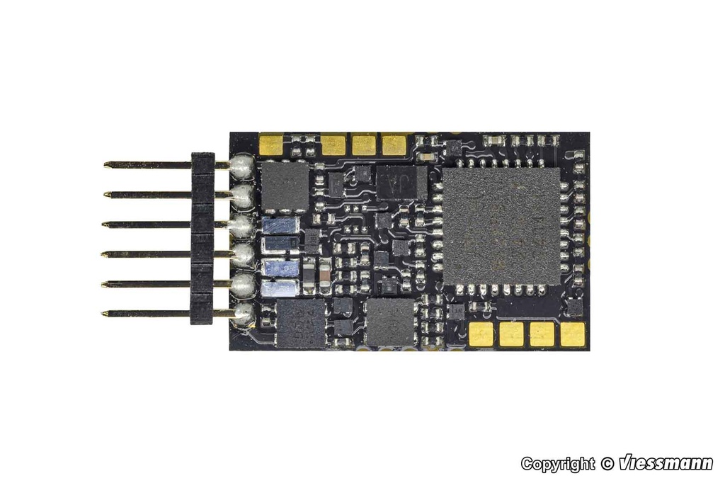 Set de départ N digital DCC avec centrale, décodeur d'accessoire, décodeur de locomotive à fils et module de rétrosignalisation RailBOX Electronics