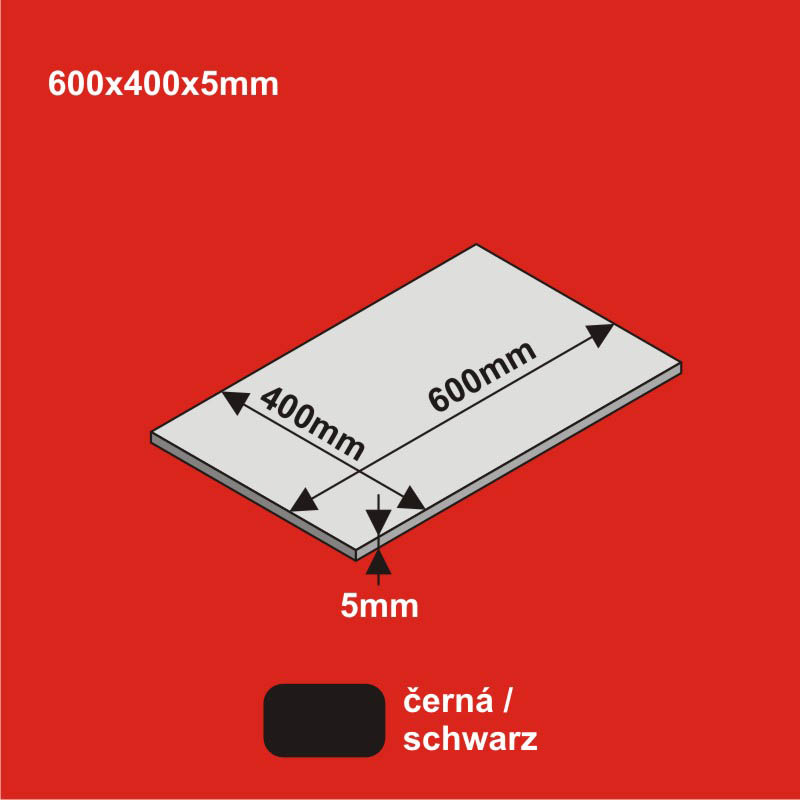 Sous-couche de voie 600x400x3 mm 1pc HCT9633 I-Track France 