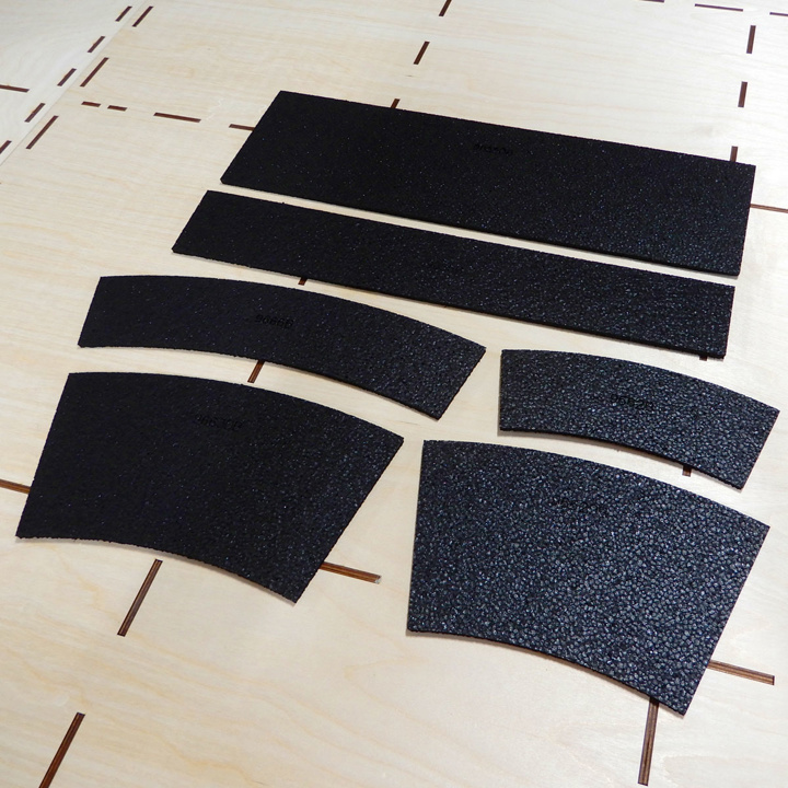 Sous-couche de voie Ra358/419,6x5mm, 12pcs HCT9662DB I-Track France 