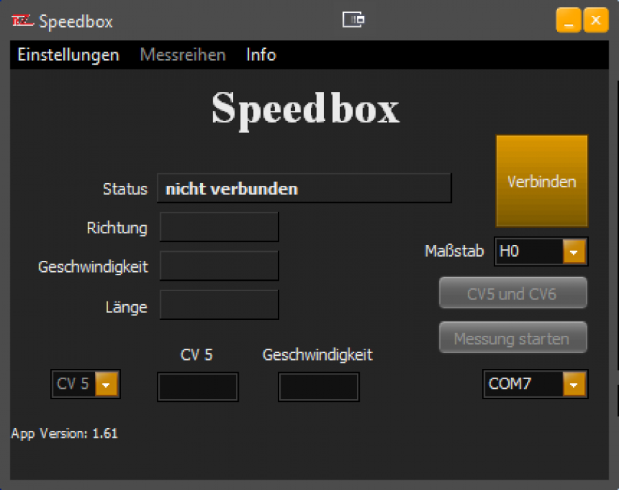 Speedbox II avec affichage digital  RZTec 1003 mesure de vitesse toutes échelles Z, N, N(UK), TT, H0, 00, S, 0, 0(UK), I, G 