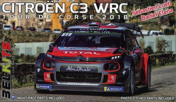 BelKits BEL-017 Citroën C3 WRC Tour de Corse 2018