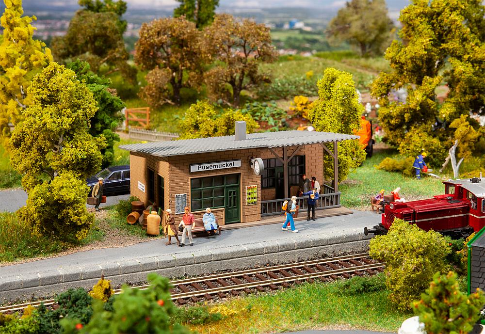Faller 110204   H0  Station d’arrêt Pusemuckel 121 x 78 x 49 mm