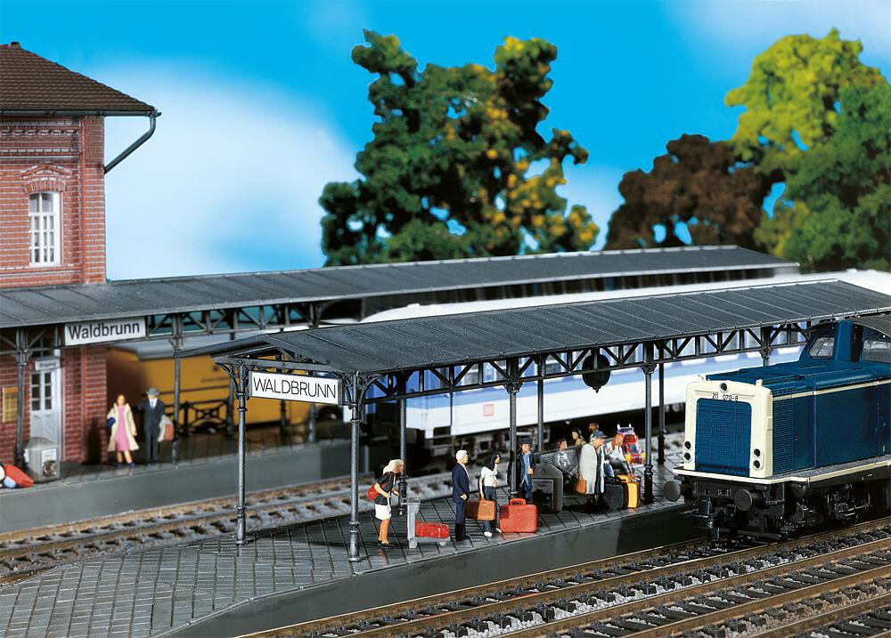 Faller 120204   H0  2 Quais de gare 358 x 55 x 62 mm (2 x)