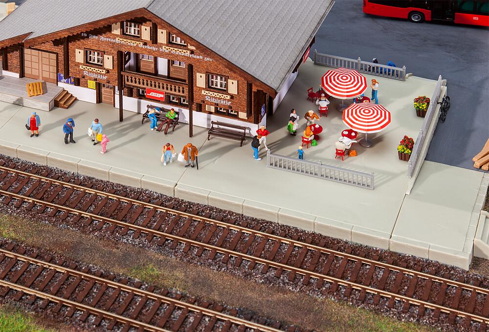 Faller 120206   H0  Quais/Plaques de base 145 x 120 x 10 mm (3 x), 80 x 40 x 10 mm (3 x)