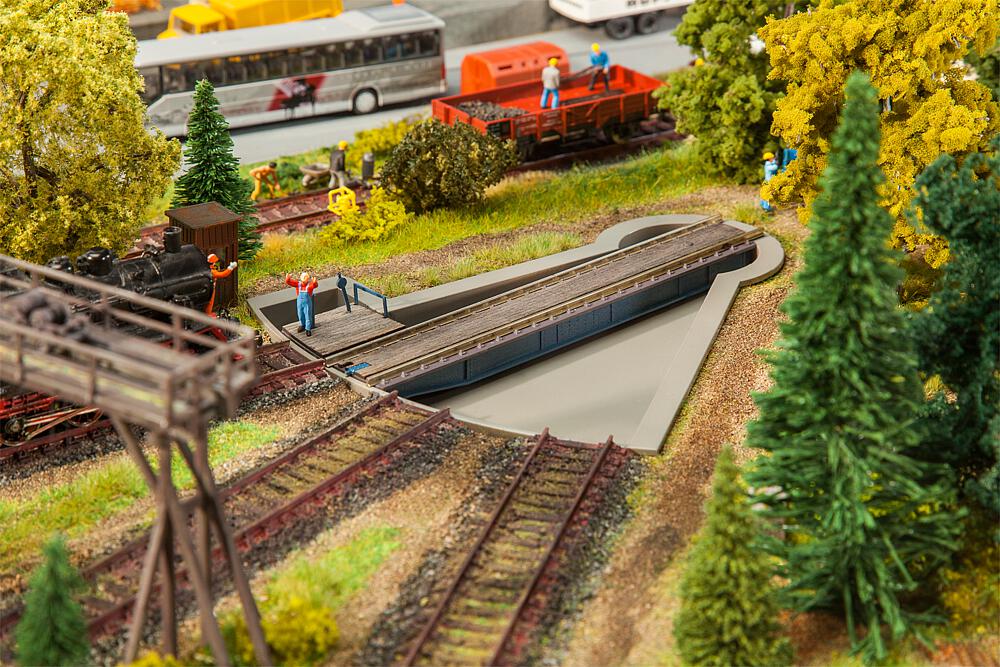 Faller 120275   H0  Plaque tournante à segments avec servo 179 x 154 x 17,5 mm