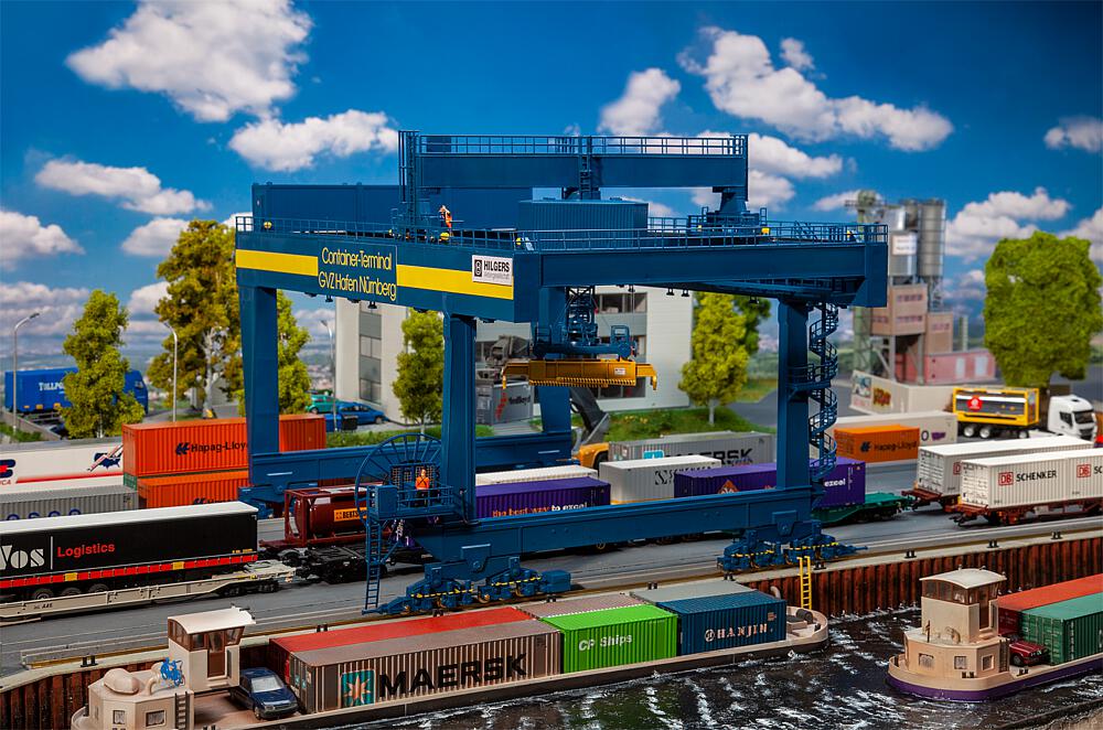 Faller 120291   H0  Portique à conteneurs GVZ Hafen Nürnberg 420 x 347 x 263 mm