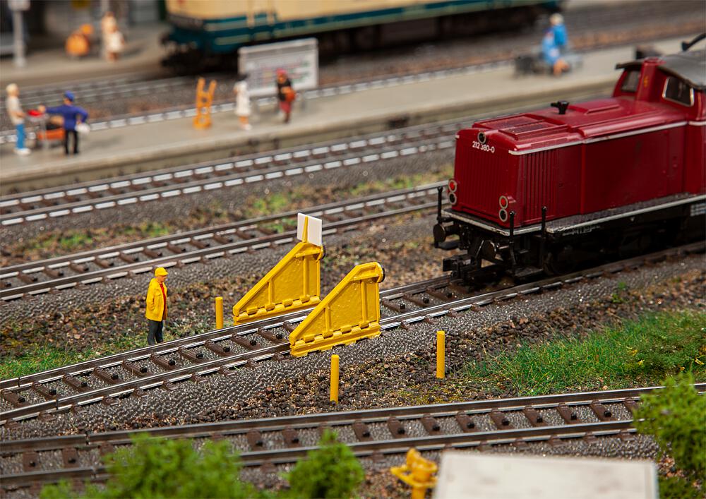 Faller 120321   H0  2 Butoirs rabattables 50 x 36 x 27 mm (2 x)