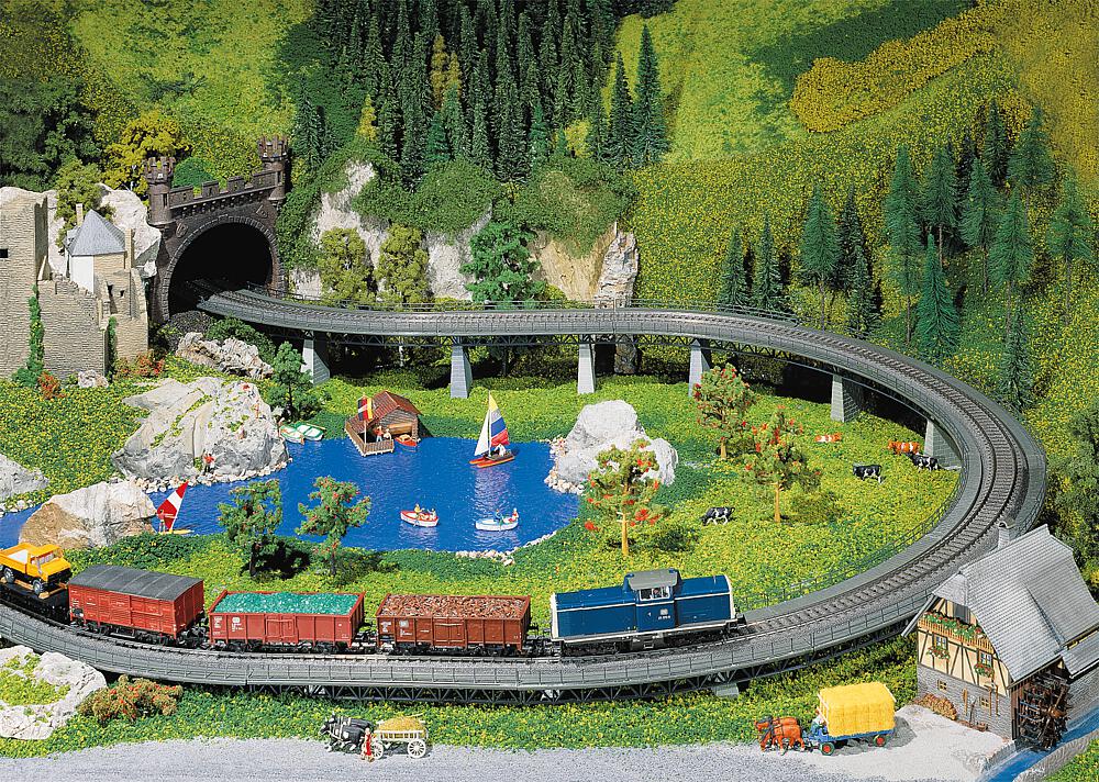 Faller 120470   H0  Rampe composée R = 360 mm, 30°, 