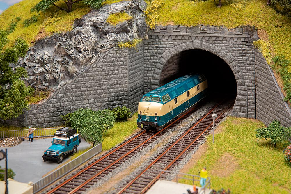 Faller 120578   H0  Portail du tunnel, 2 voies 