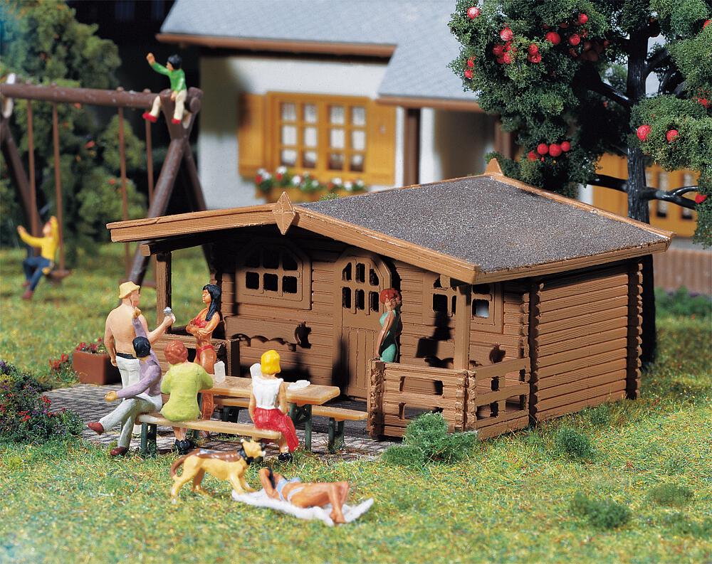 Faller 130208   H0  3 Pavillons de jardin 36 x 36 x 32 mm, 54 x 49 x 32 mm, 60 x 53 x 32 mm