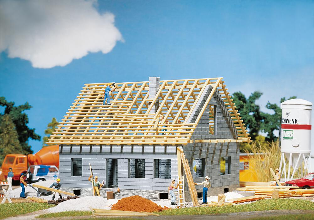 Faller 130303   H0  Maison en cours de construction 120 x 90 x 95 mm