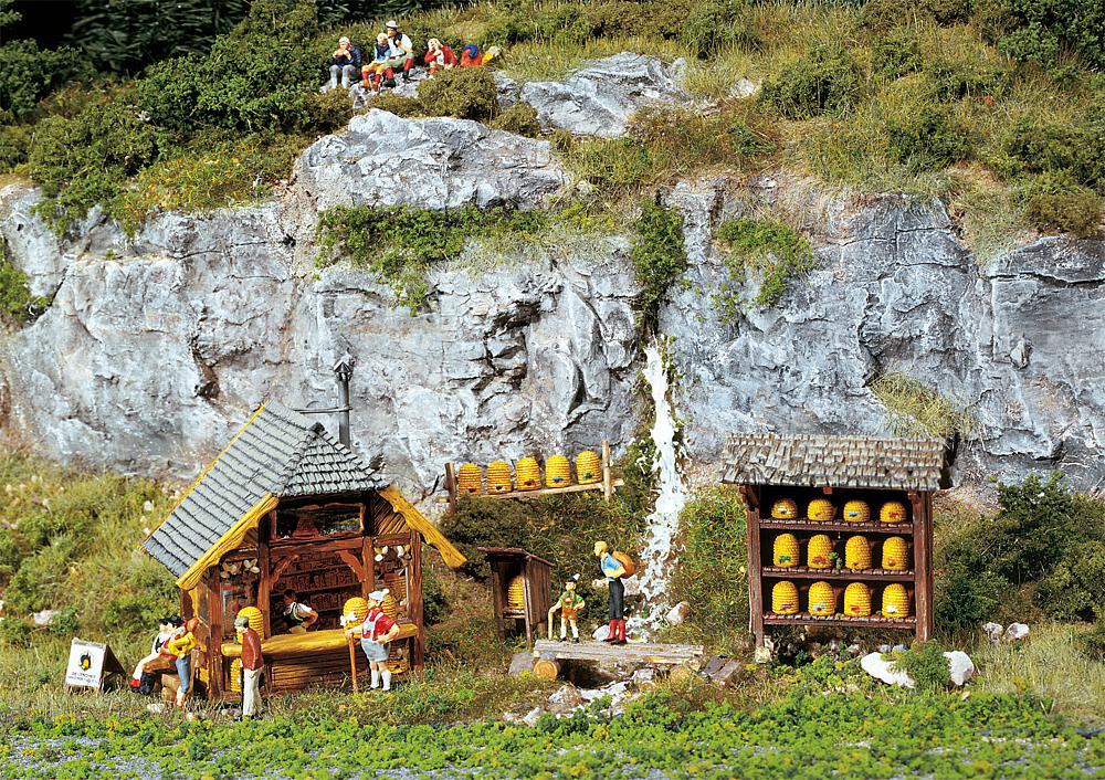 Faller 130378   H0  Stand d’apiculture 60 x 41 x 62 mm, 44 x 32 x 47 mm