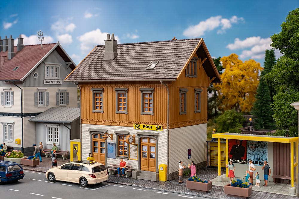 Faller 130887   H0  Bureau de poste du village 125 x 101 x 135 mm