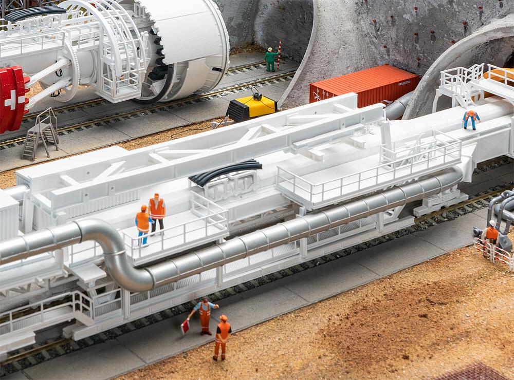 Faller 130899   H0  Remorque pour le Gripper-TBM 245 x 65 x 75 mm