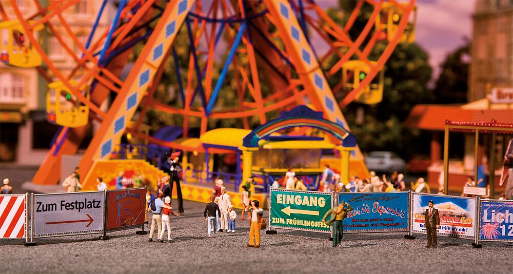 Faller 140358   H0  Clôtures et panneaux de barrage, 720 mm 720 mm