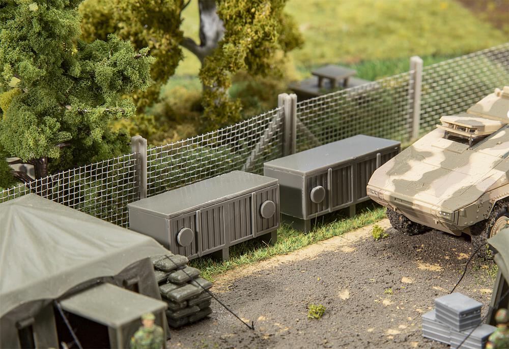 Faller 144073   H0  2 Coffrets à munitions 37 x 17 x 18 mm (2 x)