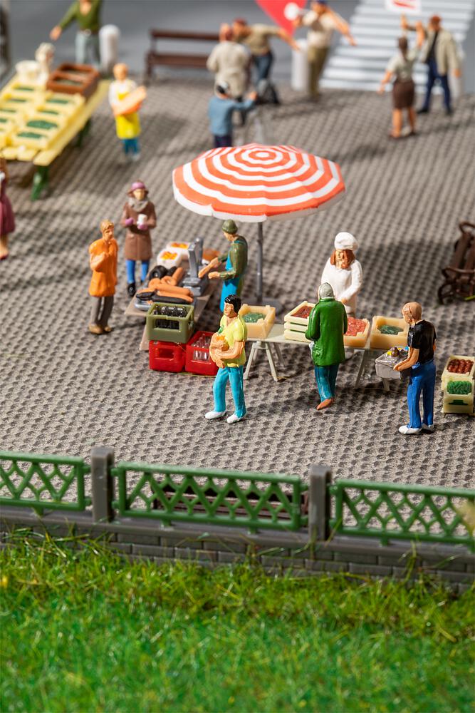 Faller 151671   H0  Marché hebdomadaire II 