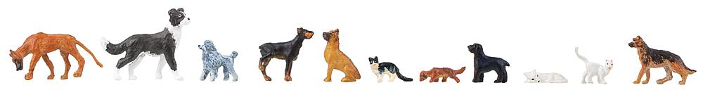 Faller 151902   H0  Chiens et chats 