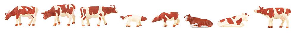 Faller 155902   N  Vaches, tachetées brunes 