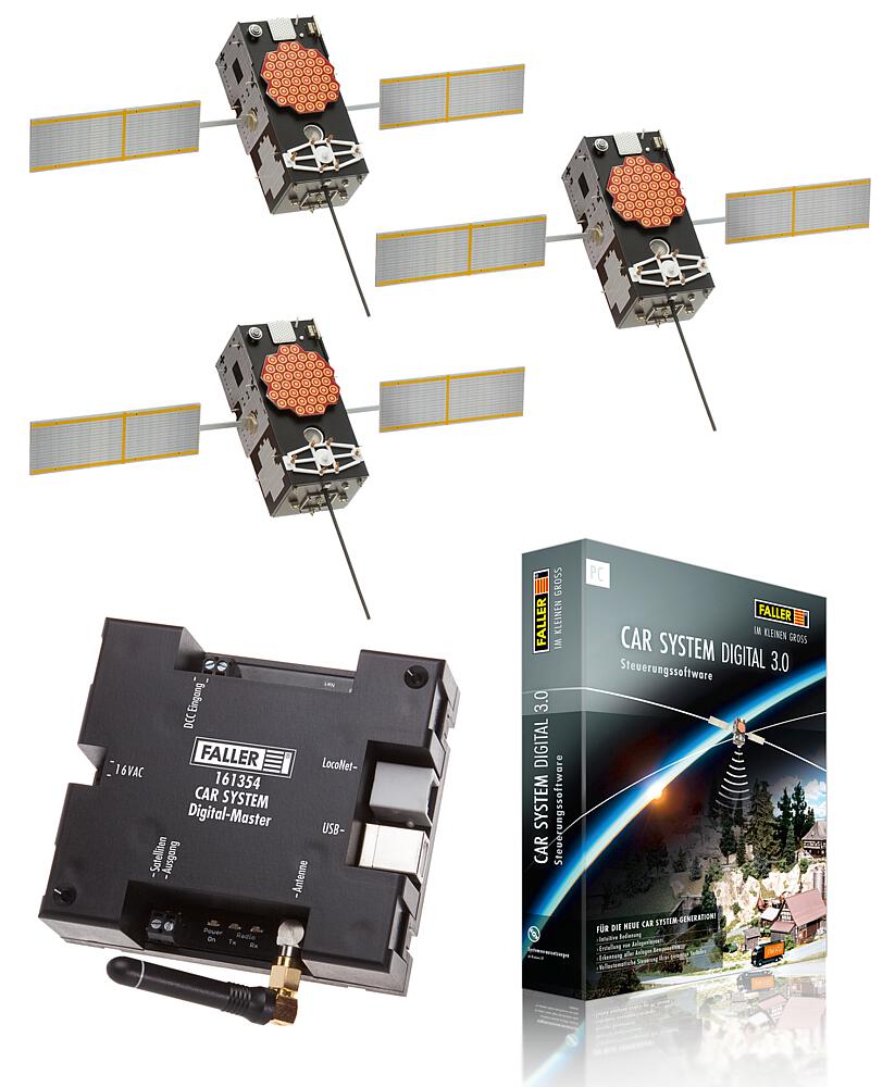 Faller 161355   H0  Car System Digital, Set de débutant 