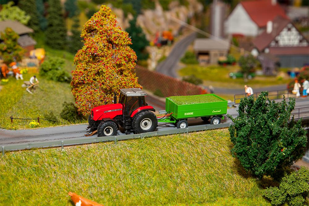 Faller 161536   H0  MF Tracteur avec remorque (WIKING) 