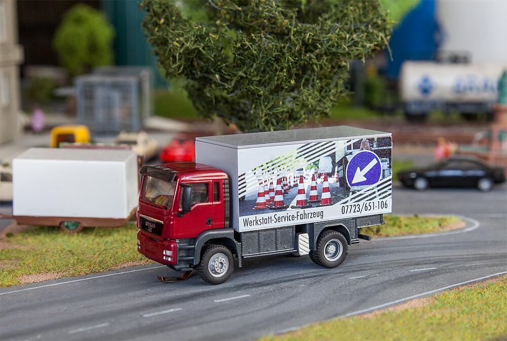 Faller 161554   H0  Camion TGS MAN Camion atelier (HERPA/RIETZE) 