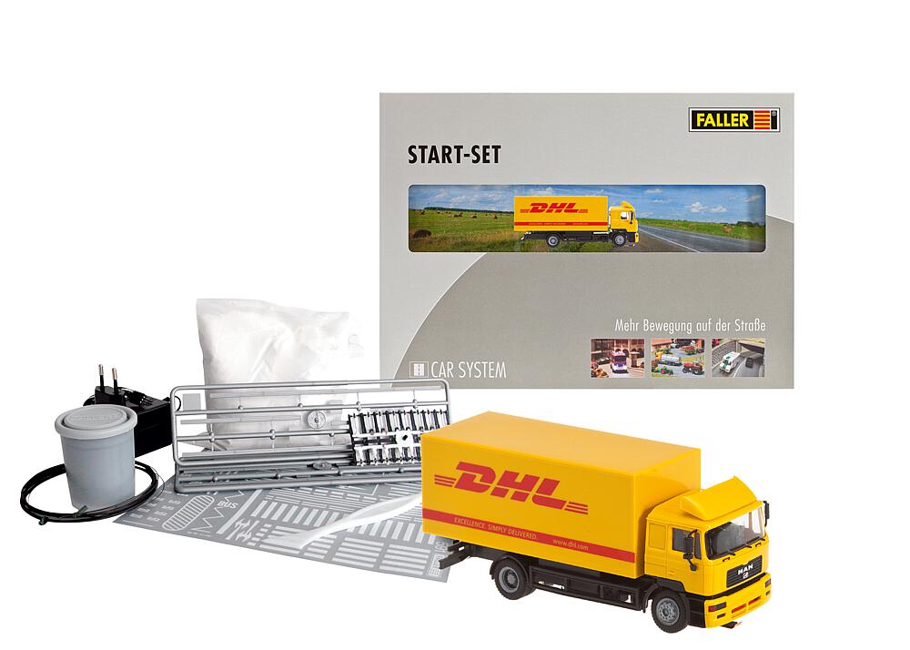 Faller 161607   H0  Kit de Démarrage Car System Camion DHL 