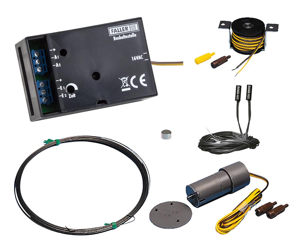 Faller 161905   H0  Coffret d’arrêt de bus Car System plus Laser-Street 