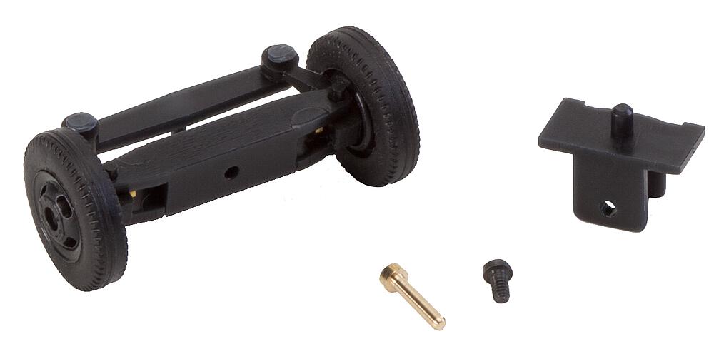 Faller 163011   H0  Essieu avant, complètement monté pour camion Oldtimer (avec roues) 