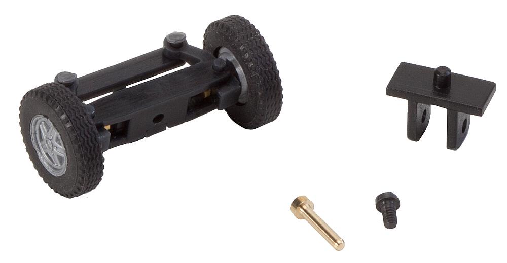 Faller 163014   TT  Essieu avant, complètement monté pour bus TT (avec roues) 