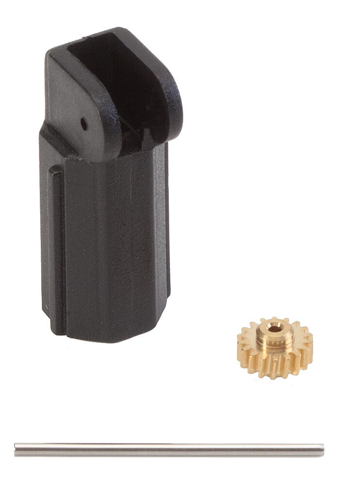 Faller 163502     Support moteur pour moteur Ø 7 mm, essieu 24 mm / module 0,3 Z18 