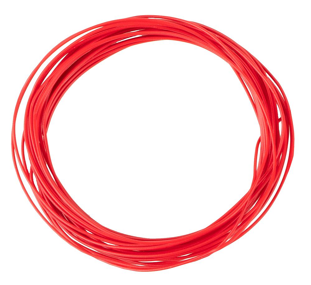 Faller 163781   H0, TT, N, Z  Fil torsadé 0,04 mm², rouge, 10 m 
