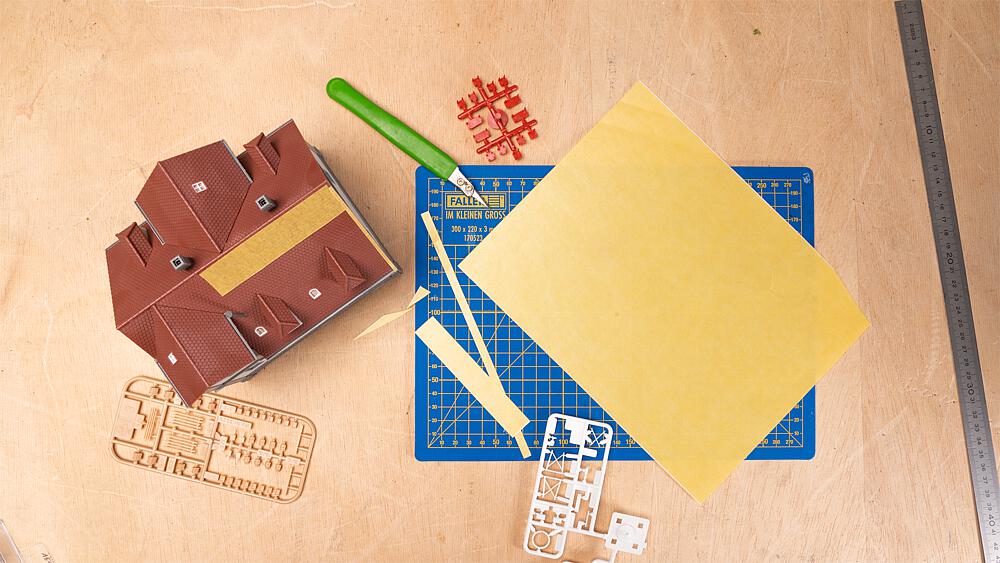 Faller 170553   H0, TT, N, Z  Film adhésif pour modélisme, A4, lot de 5 