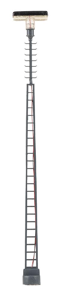 Faller 180218   H0  Lampe LED rapportée sur poteau en treillis, blanch chaud 