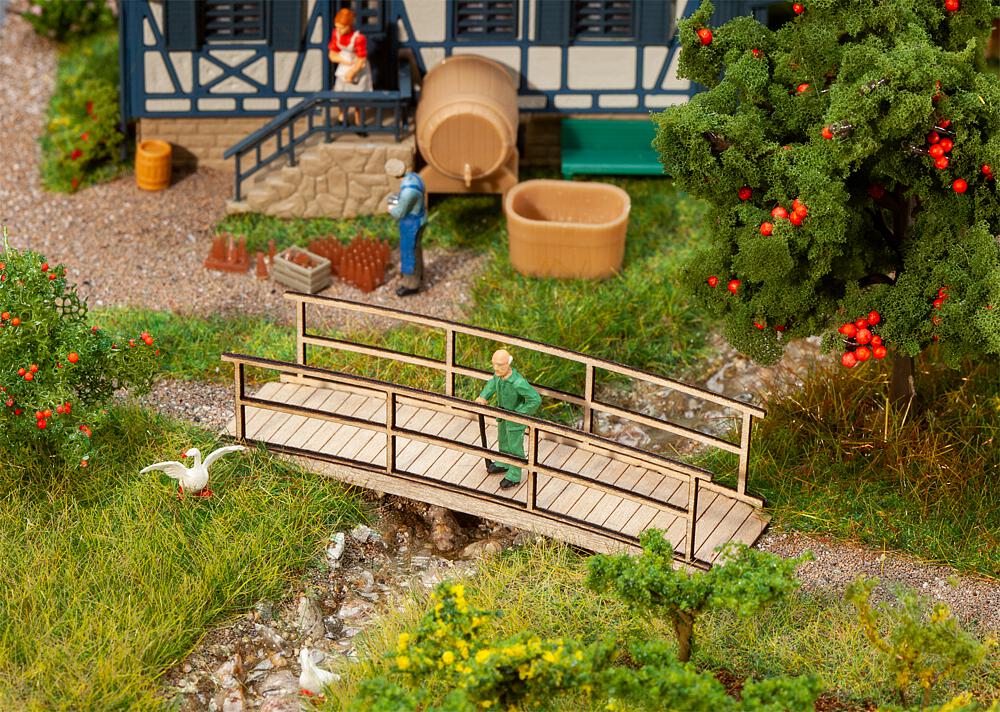 Faller 180301   H0  Petit pont en bois 74 x 20 x 19 mm