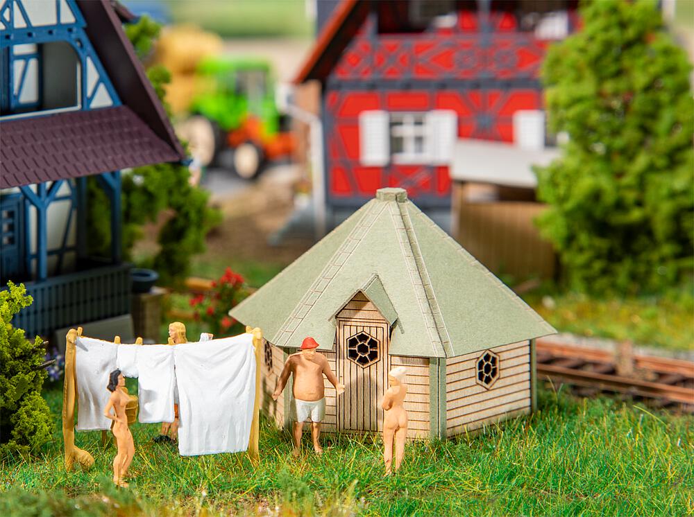 Faller 180310   H0  Sauna pour jardin 56 x 49 x 39 mm